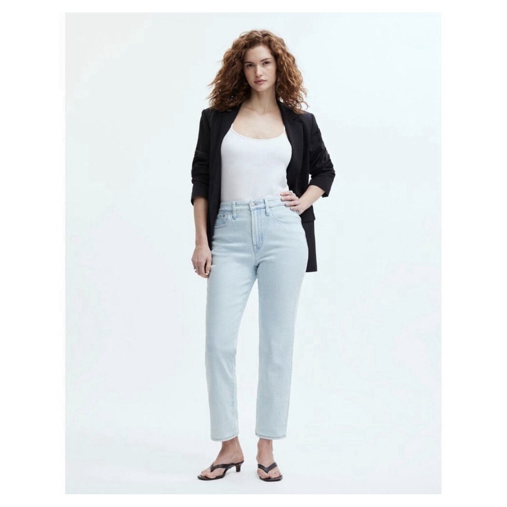 Madewell The Curvy Perfect Vintage Jean Womens Size 33 Chestnut Wash Blue NWT